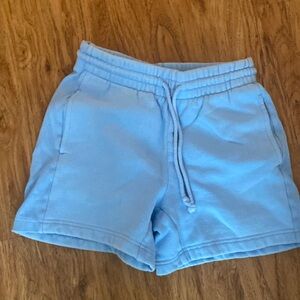 Blue TNA shorts